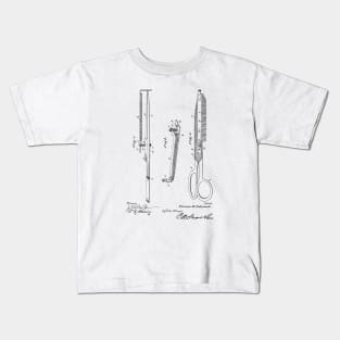 Scissors VINTAGE PATENT DRAWING Kids T-Shirt